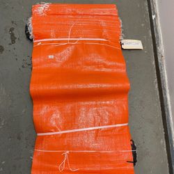 Ten 18”x30” Woven Polypropylene Sand Bags With Ties (10 Bags Per Bundle)