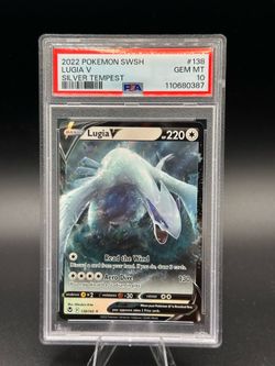 2022 POKEMON SWORD & SHIELD SILVER TEMPEST #138 LUGIA V PSA 10