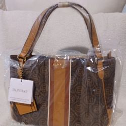 Ellen Tracy double handle satchel Horsebet collection