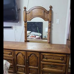 Lane Vintage Bedroom Set 2 Dressers And 2 Night Stands Solid Wood (very Heavy )