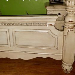 Queen Solid Oak Bedroom Set (no Mattress)