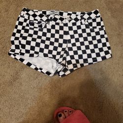 Checkered Shorts Size 10