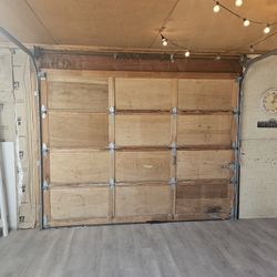 Wood Garage Door $150