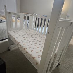 Foldable Mini Crib (Barely Used)