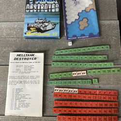 Vintage MicroGame #22 – Hell Tank Destroyer Metagaming 1982 Supertank 3122