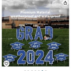 2024 Graduation Lawn Decorations