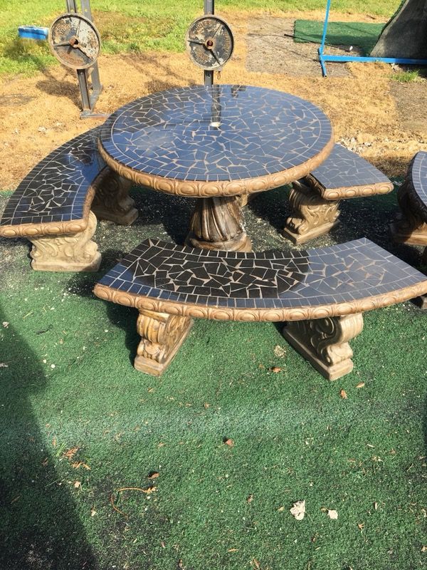 Concrete Outdoor Patio Furniture For In Roseville Ca Offerup