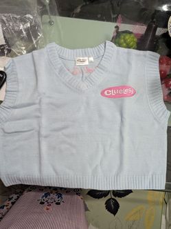 Women's light blue vest XL