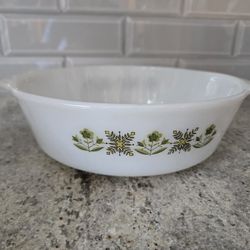 Vintage 1.5qt Anchor Hocking Fire King Ovenware Casserole Dish