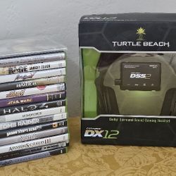 Xbox 360 Lot 15 Games  And Headset. Combo.