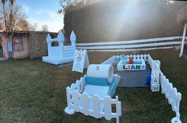 White And Blue Soft-play