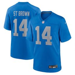 Detroit Lions St.Brown Jersey Mens XL Non Negotiable 