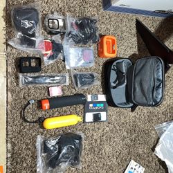 GoPro Hero 8 Black Case, Battery, and Accessories