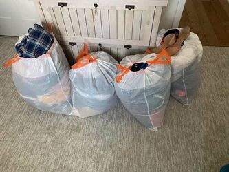 4 Bags Good Clean Condition Mixed Clothes Adults /Kids No Select No Dig No Pick No Choose.All 20$