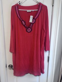Coral Dress Or Cover Up