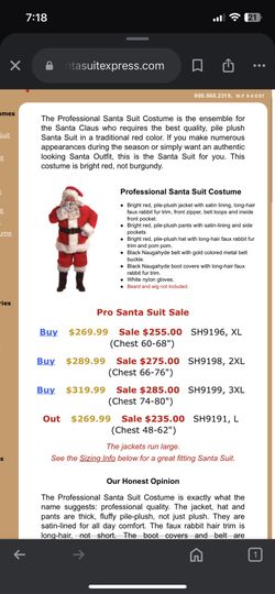 Santa Clause Suit