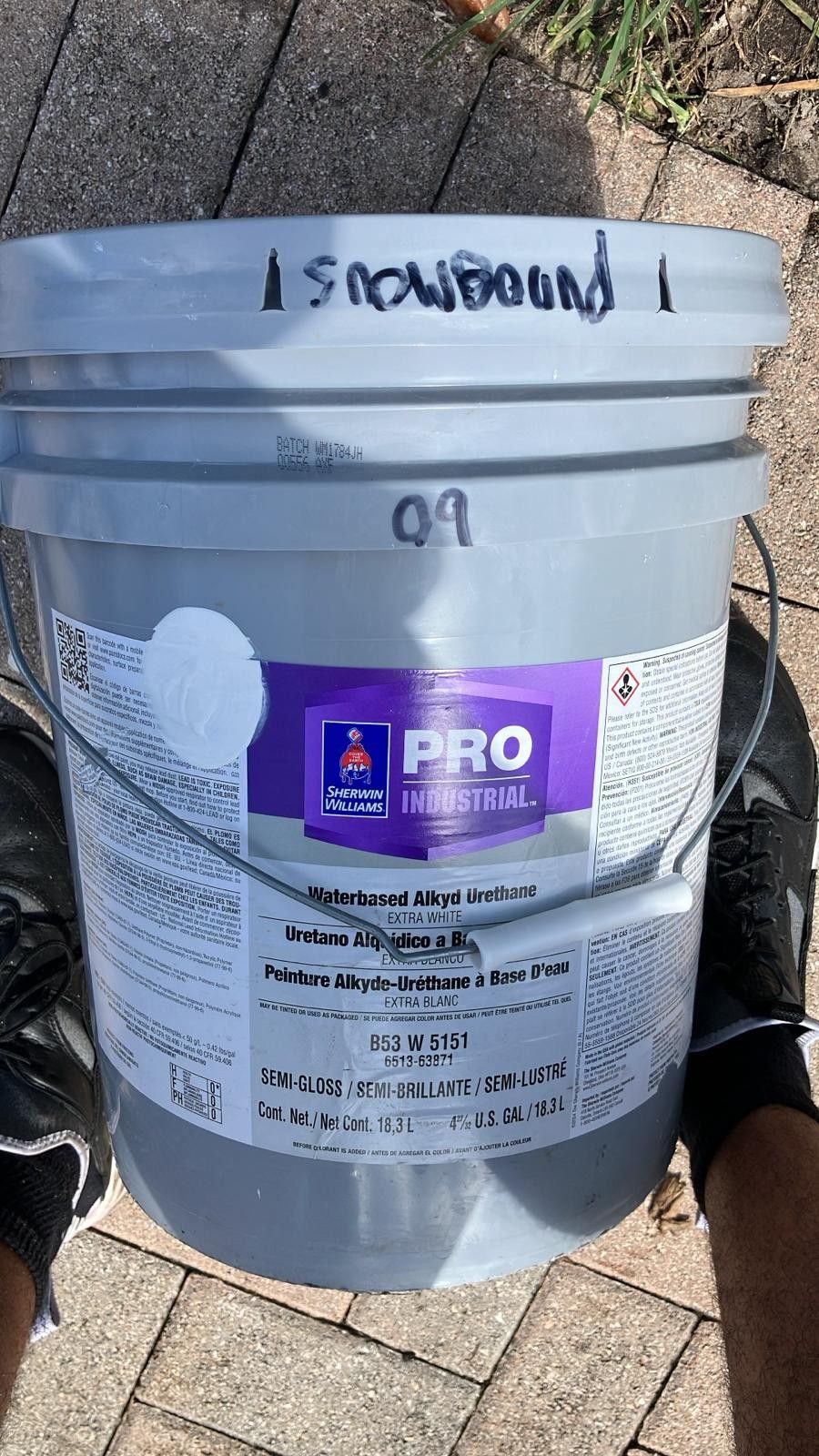 Paint Exterior/interior Semigloss(snowbound)