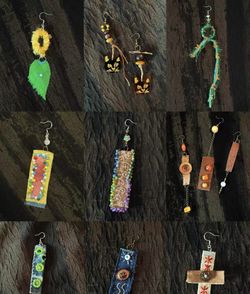 The price of each fabric earring is different. Please consult me ​​if you like any of them.