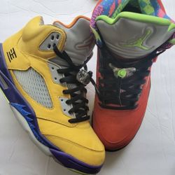 Nike Air Jordan 5 Retro What The sz 12 100% Authentic OG V