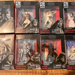 Titanium Star Wars Action Figures ( GameStop Special) New In Box 1-9 Figures Collection