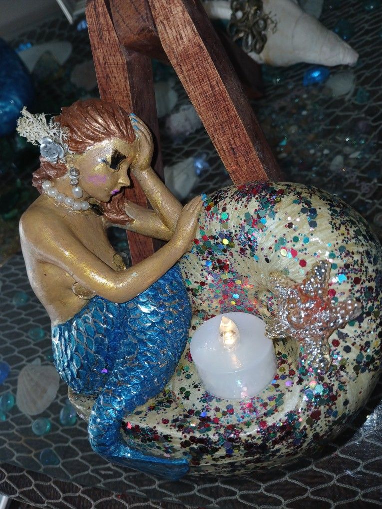 Mermaid Wall Candle 