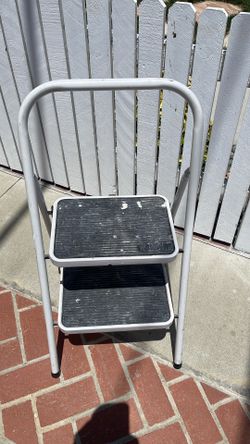 Titan 2-Step Steel Step Stool with Handle