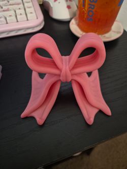 Cute pink phone holder