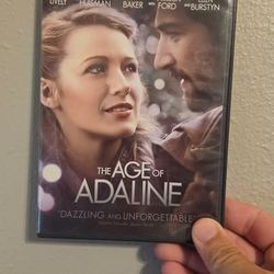 The Age of Adaline (2015) DVD, Blake Lively, Harrison Ford, Tested & Working