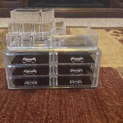 Acrylic make up holder