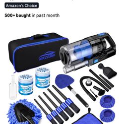 Nikcosmik New 17 Pcs Car Detailing Kit Interior Cleaning