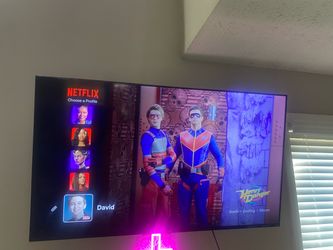 43.5 inch flat screen with mount