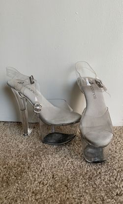 clear dance shoes