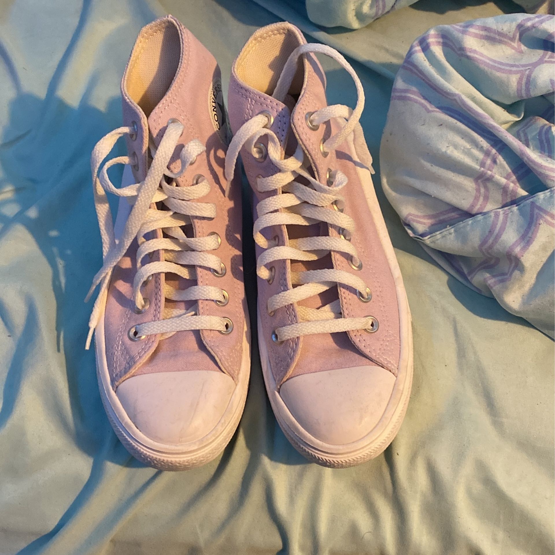 Purple Thick Sole Converse- Size 7