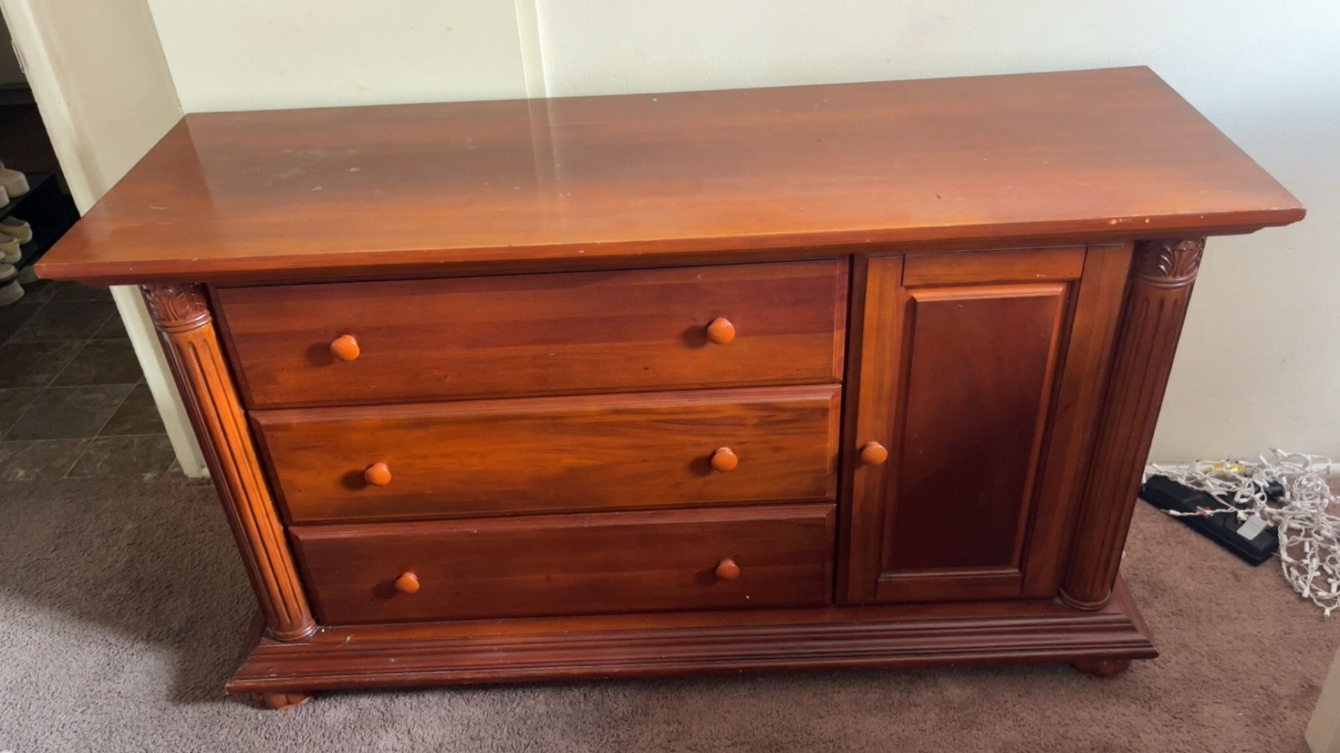 Solid Wood Dresser 