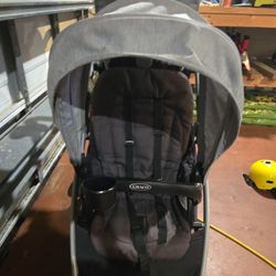 Graco Ready2Grow LX 2.0 Double Stroller Features Bench Seat and Standing Platform Options, Clark