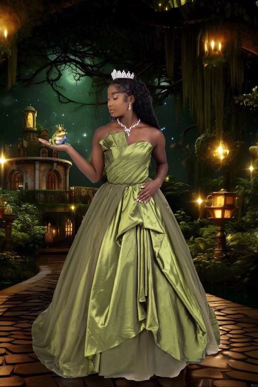 Green Ball Gown