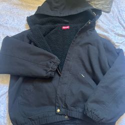 Supreme Faux Shearling Lined Bomber Jacket Size Extra Large FW24