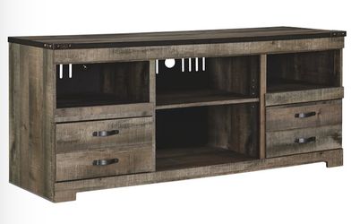 Ashley Trinell 63" TV Stand with Fireplace