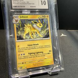 Pokemon Jolteon Chic Gem Mnt 10
