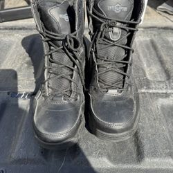 Interceptor Men's Black Boot Tactical Safety Boots Size 8.5