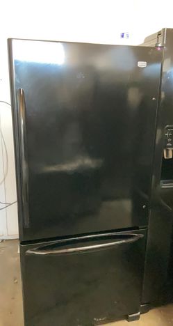 Maytag Bottom Freezer Black Refrigerator
