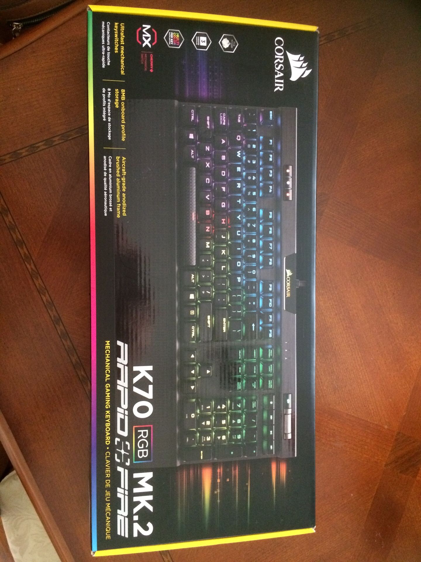 Corsair K70 RGB Mk.2 Rapidfire mechanical keyboard