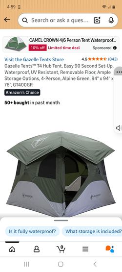 Gazelle T4 Hub Tent
