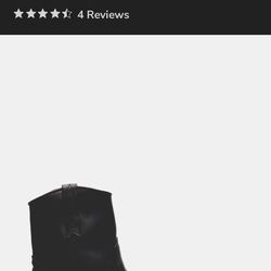 Men’s 12 Steve Madden - BLACK LEATHER ankle boot 