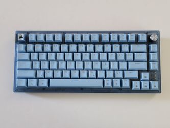Corsair K65 Plus Wireless 75% RGB Mechanical Gaming Keyboard - Glacier Blue