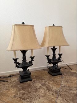 Table side lamps 2ct