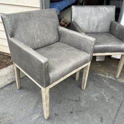 Set 2 Chairs Rústico Cuero Very Heavy 