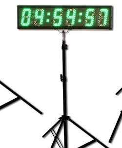 5" 6 digits 7 Colors LED Race Timing Clock For Running Events