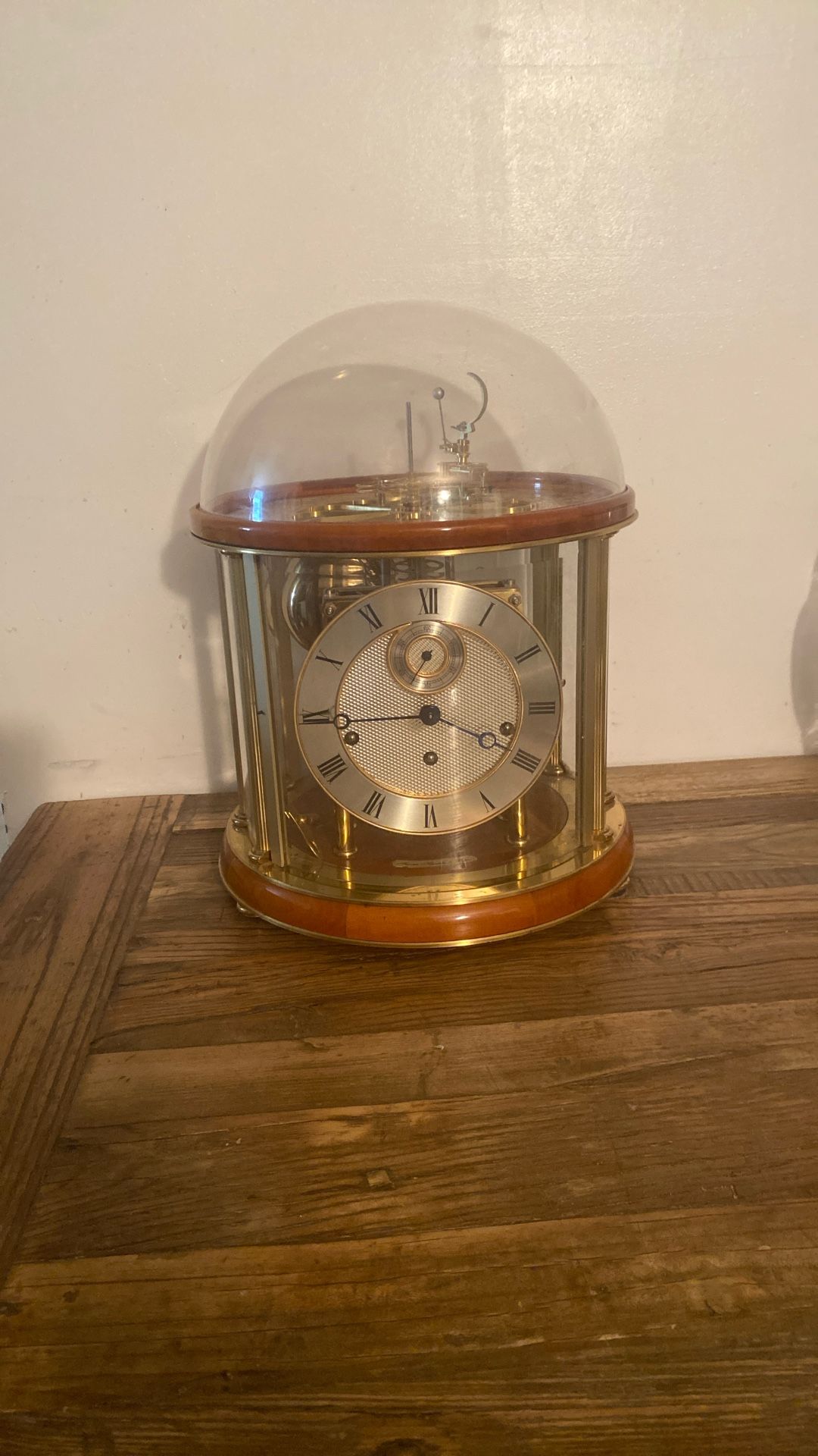 Hermle Tellurium Mantel Clock