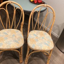 Four (4) Cane Chairs 